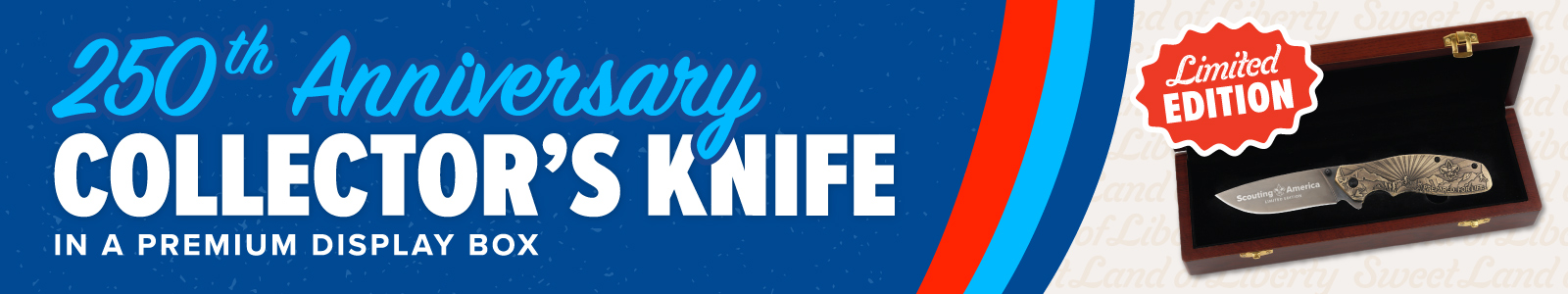 250th Anniversary Collector's Boxed Knife