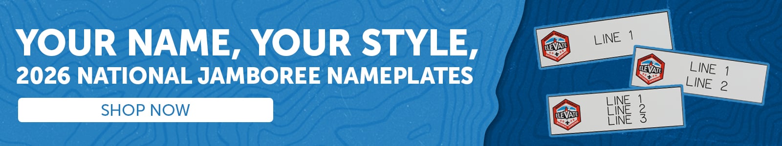 2026 National Jamboree Nameplates