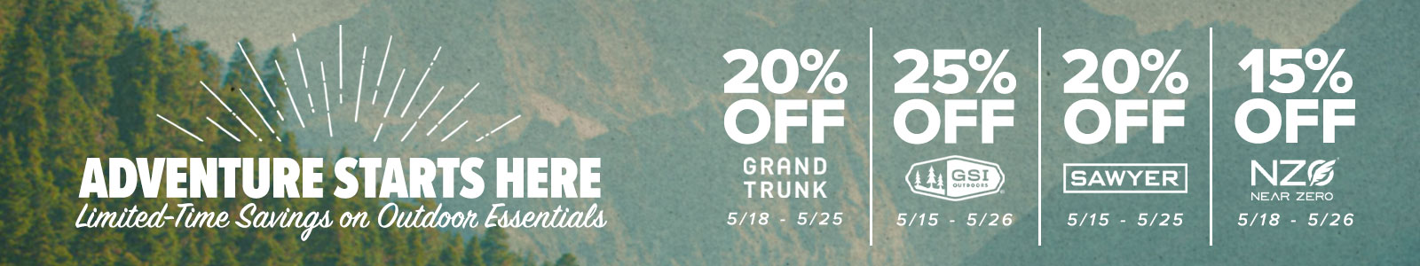 Up to 25% Off Brands You Love