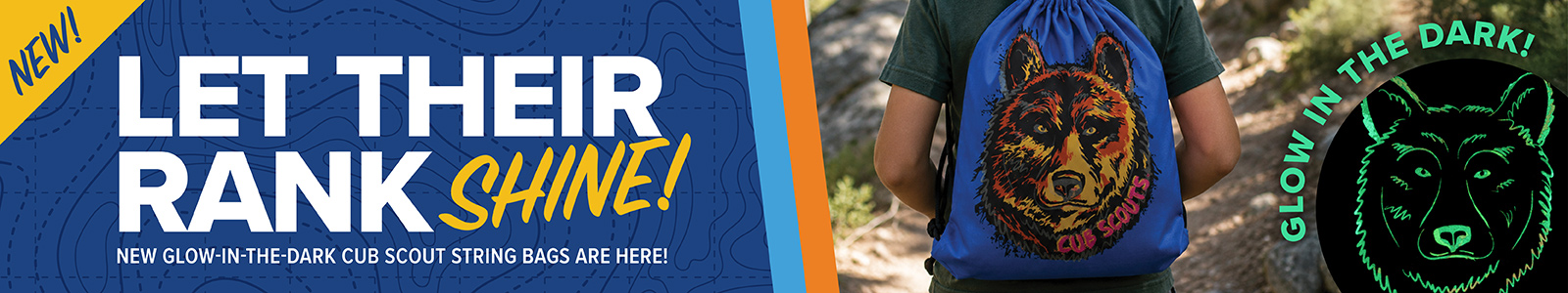 New! Cub Scout Rank String Bags