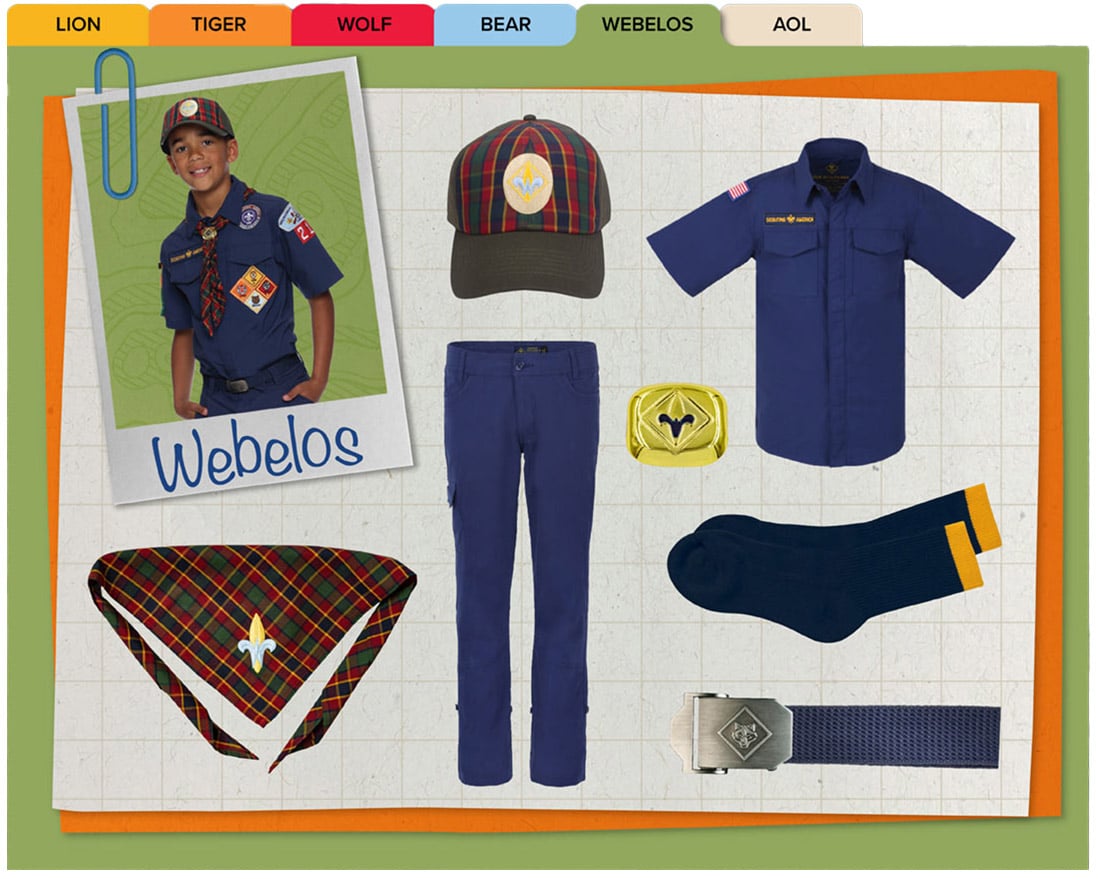Webelos Uniform Bundle